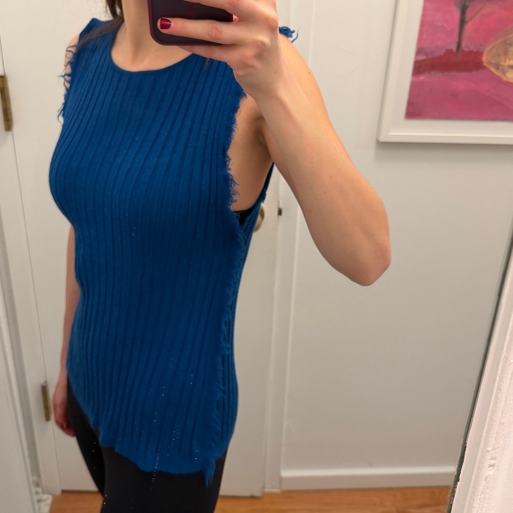 Helmut lang ribbed cashmere top - Picture 3 of 5